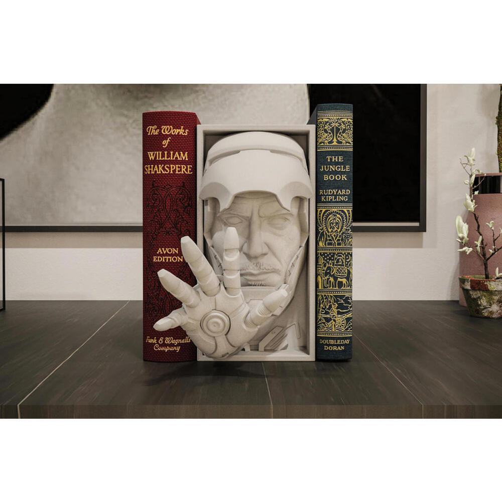 Iron Man Book Nook - Tony Stark Repulsor Blast Bookshelf Insert